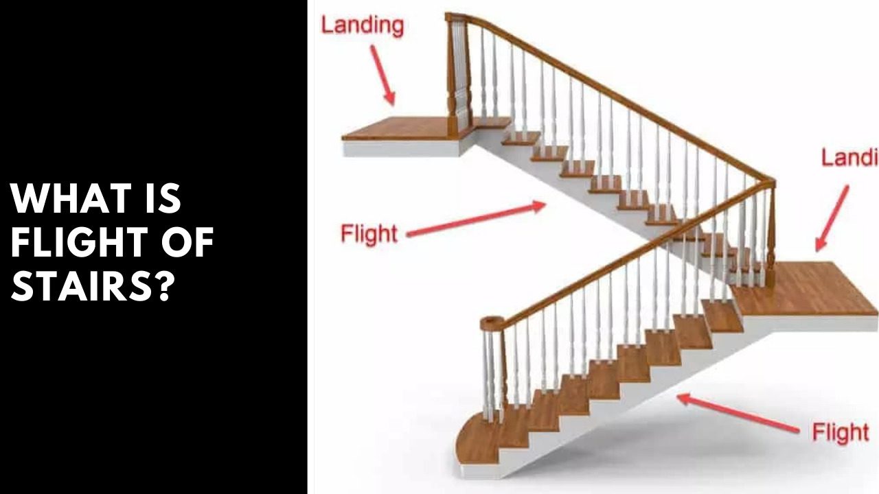 what is a flight of stairs