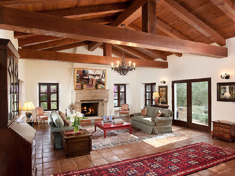 hacienda spanish style interior